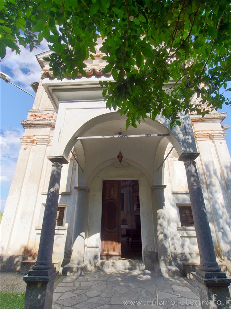 Sandigliano (Biella, Italy) - Facade of the Sanctuary of the Virgin of the Boscazzo